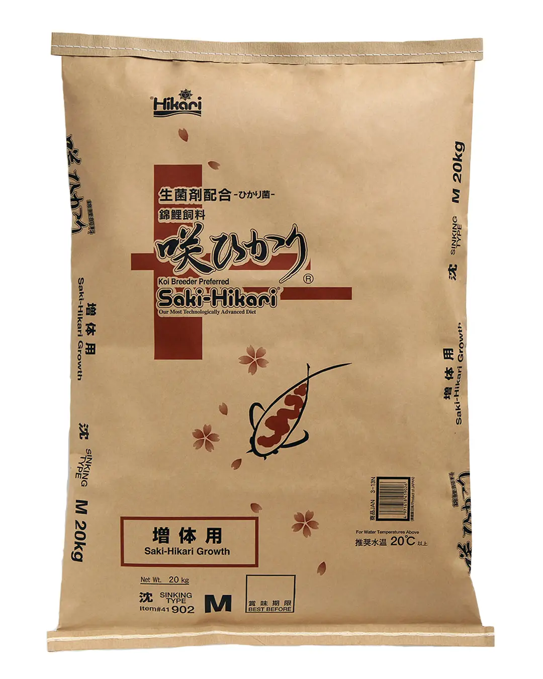 Saki-Hikari® Growth Sinking - Medium - 20 kg